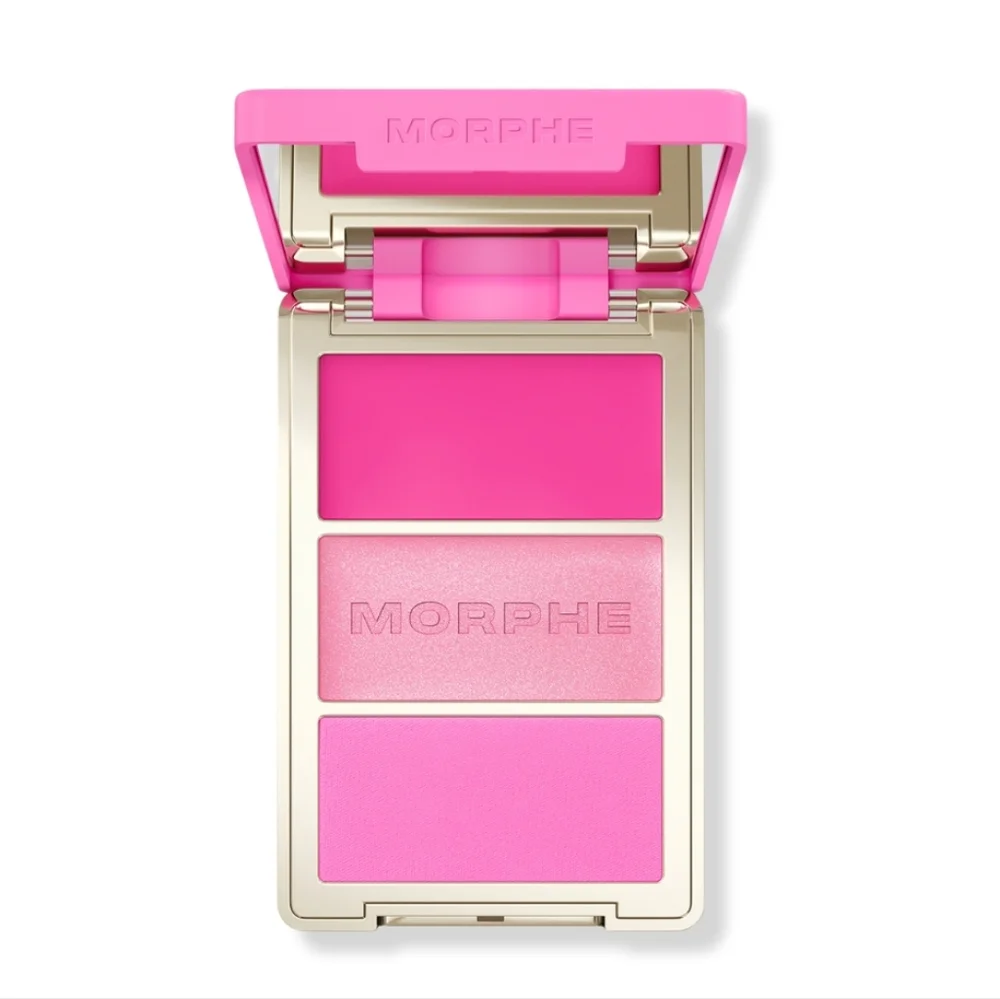 Morphe Cheek Thrills Multi-Finish Face Trio Shade: Aprés-Ski ✨🩷 🆕